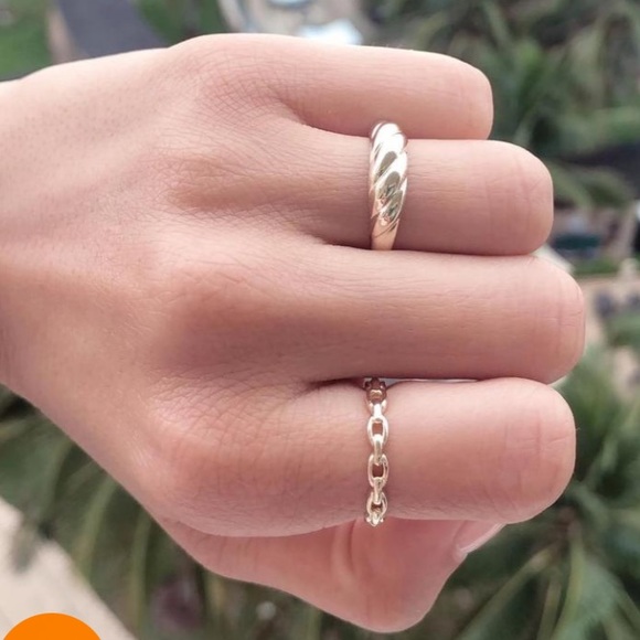 NWT Chain Link Ring - Picture 3 of 5